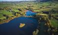 Drone view of Tittesworth water